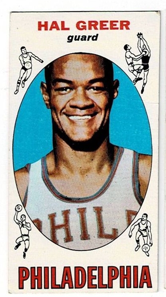 1969 Topps Basketball #84 Hal Greer - Philadelphia 76ers